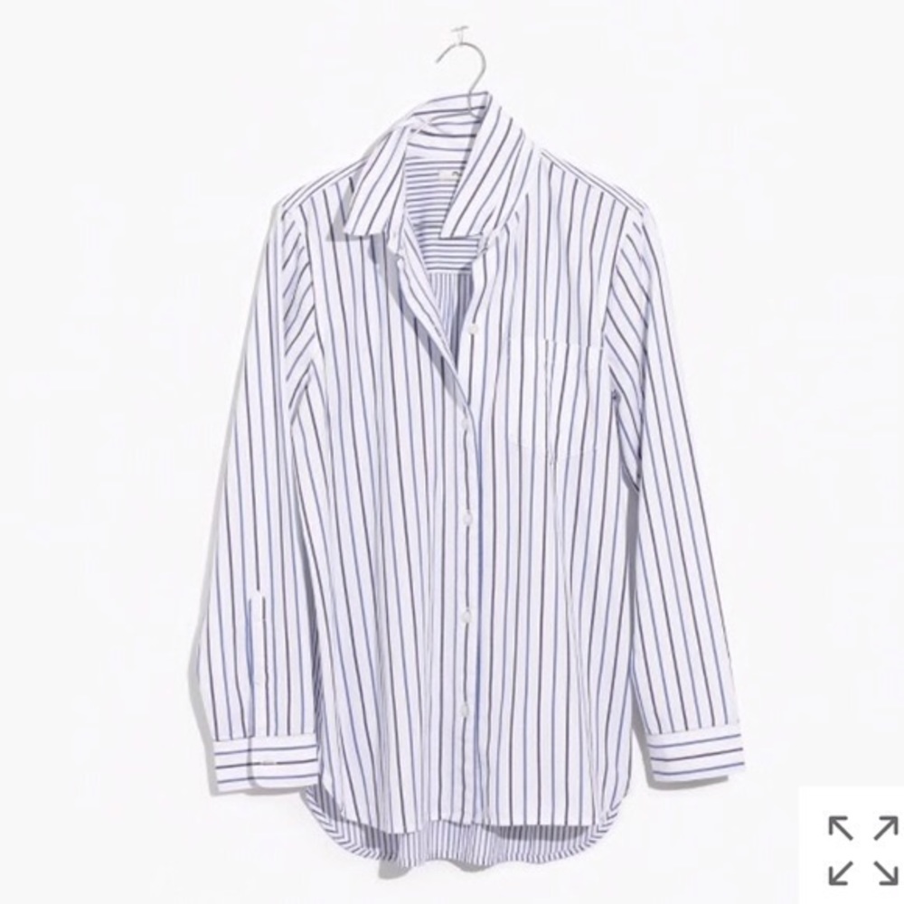 Madewell Ex-Boyfriend in Stripe Mix